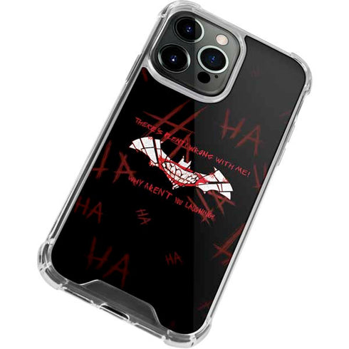 DC Comics The Joker Plenty Wrong With Me iPhone 13 Pro Max Clear Case